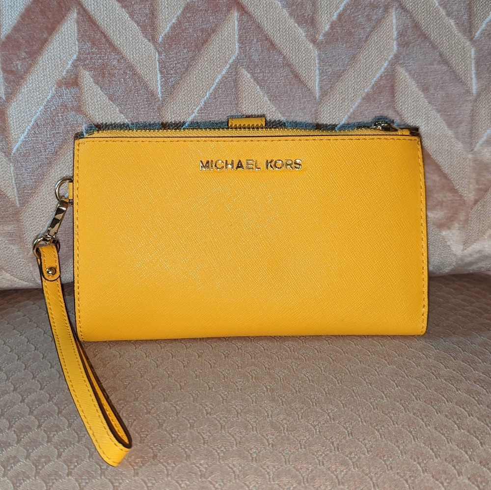 Michael Kors Wristlet Yellow